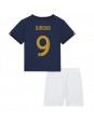 Billige Frankrike Olivier Giroud #9 Hjemmedraktsett Barn VM 2022 Kortermet (+ Korte bukser)